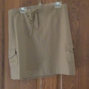J Crew wool mini skirt
